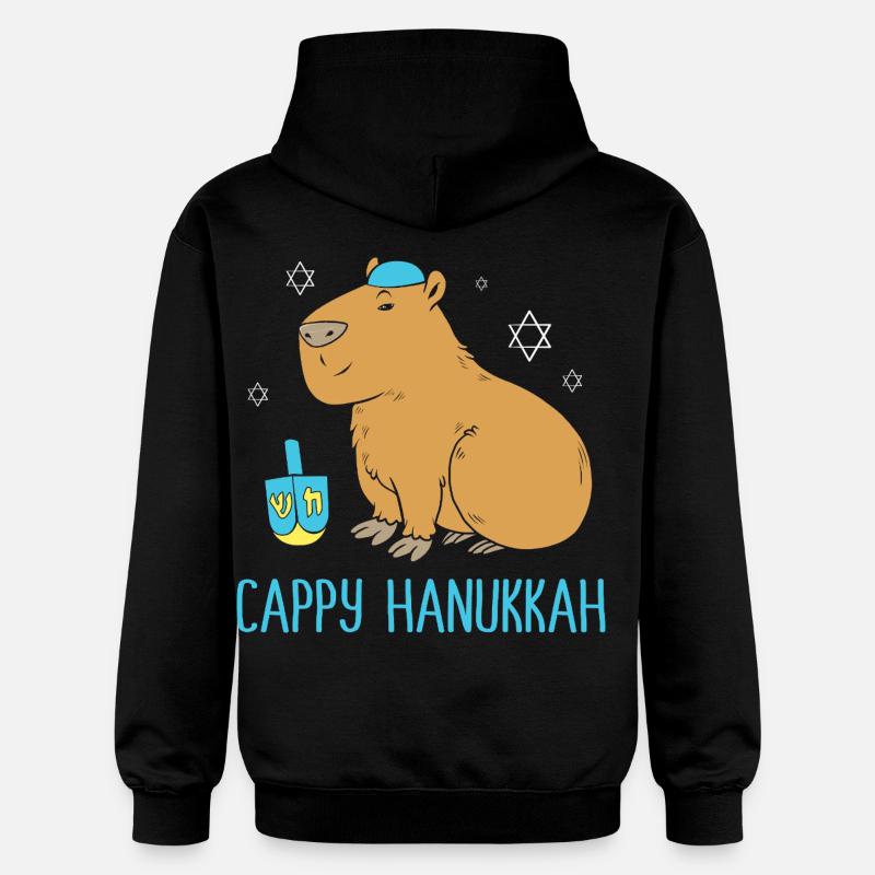 Hanoukka Hanoukka Hanoucca - Sweat à capuche Softstyle® Gildan Unisexe - noir