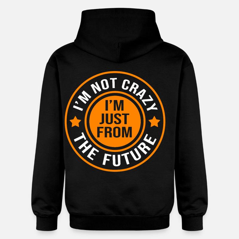 Voyage dans le temps - Sweat à capuche Softstyle® Gildan Unisexe - noir