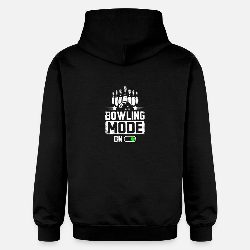 Mode Bowling activé - Sweat à capuche Softstyle® Gildan Unisexe - noir