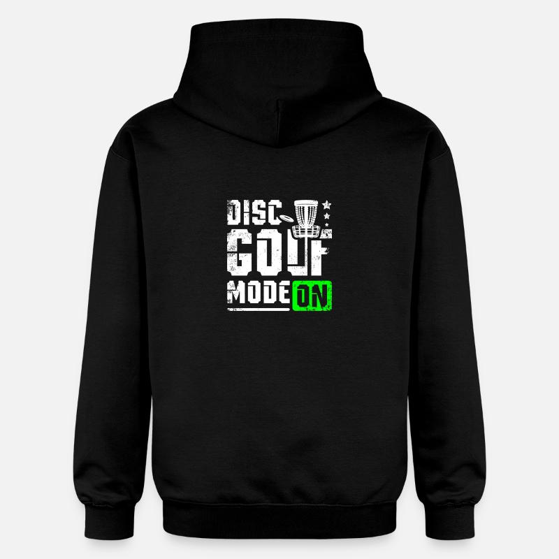 Discs golf mode on - Gildan Unisex Softstyle® Midweight Hoodie - Schwarz