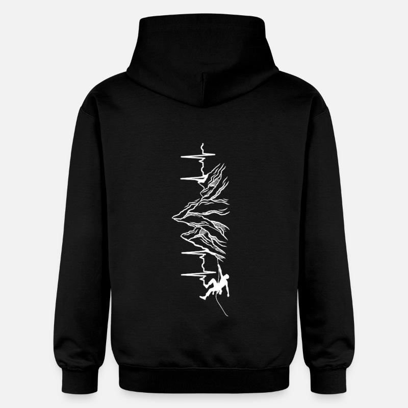 Escalade de bloc - Sweat à capuche Softstyle® Gildan Unisexe - noir