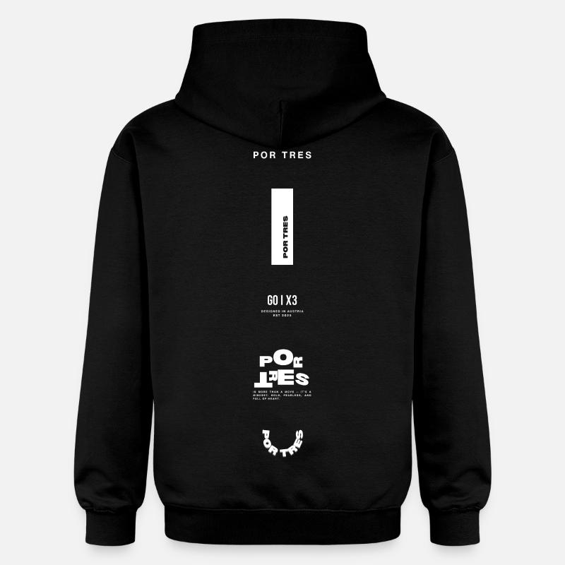 Le revers - Sweat à capuche Softstyle® Gildan Unisexe - noir