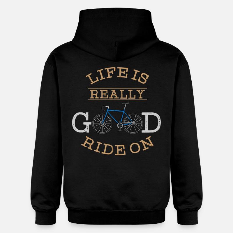 cycle - Sweat à capuche Softstyle® Gildan Unisexe - noir