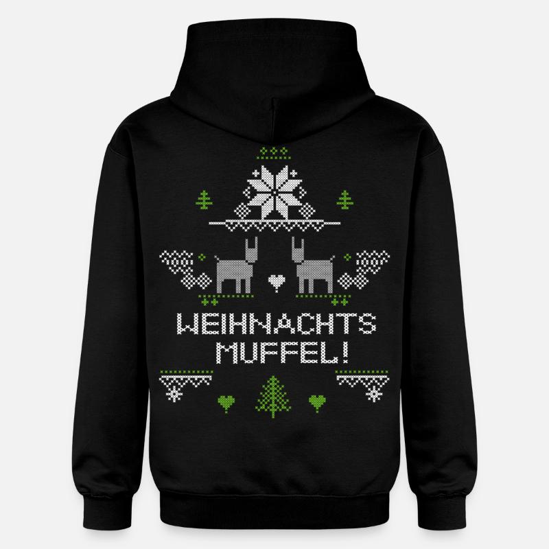 Noël , Noël moche - Sweat à capuche Softstyle® Gildan Unisexe - noir