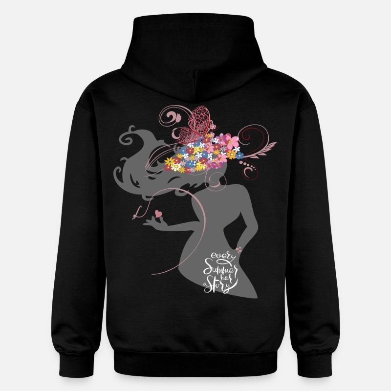 Fille Été - Sweat à capuche Softstyle® Gildan Unisexe - noir