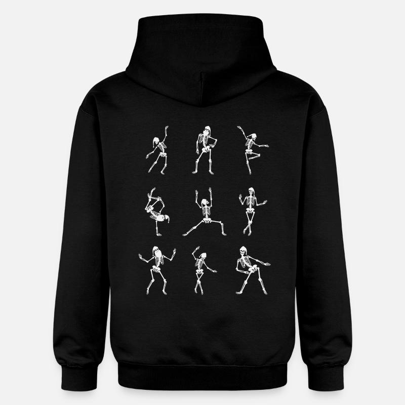 Silhouettes de danse dynamiques - Sweat à capuche Softstyle® Gildan Unisexe - noir