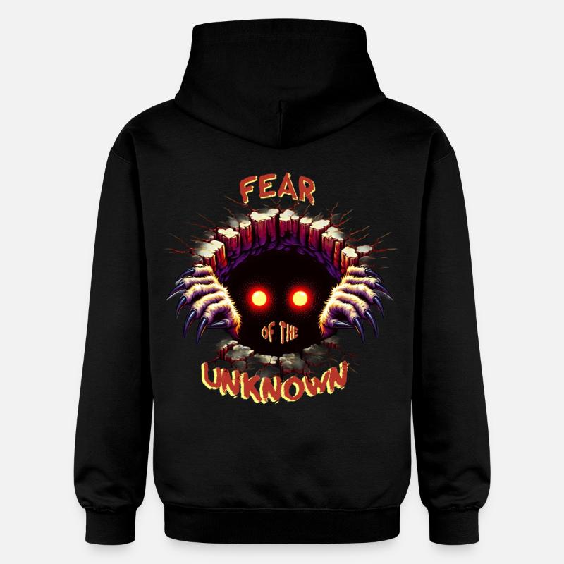 La peur de l’inconnu - Sweat à capuche Softstyle® Gildan Unisexe - noir