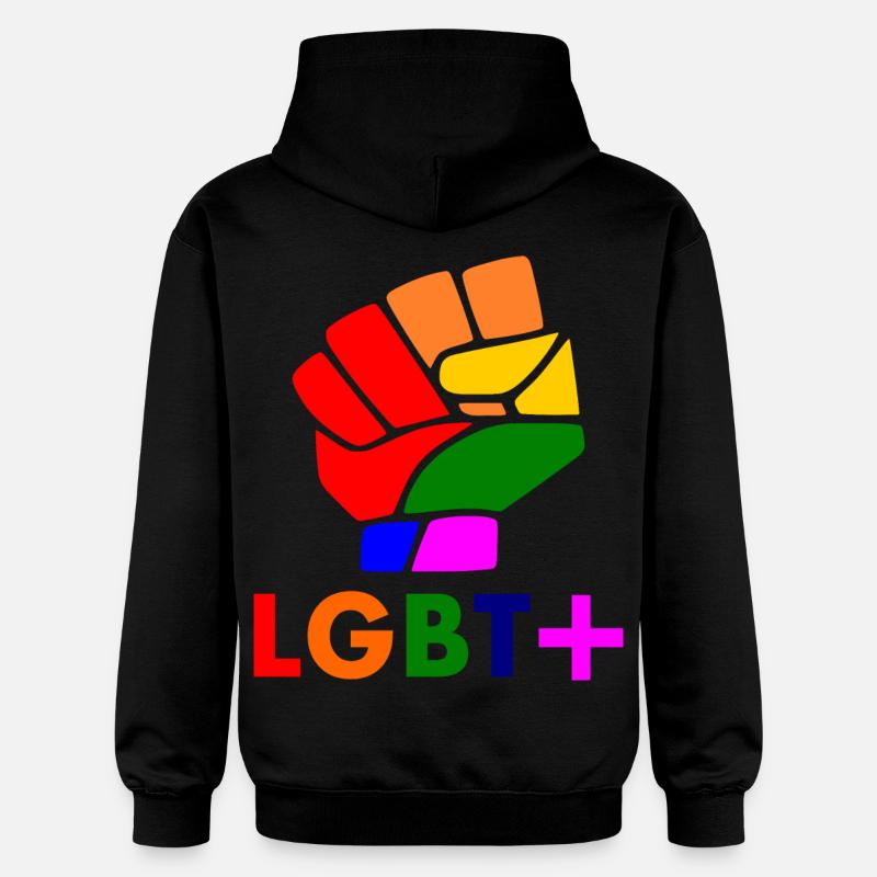 Lgbt - Sweat à capuche Softstyle® Gildan Unisexe - noir