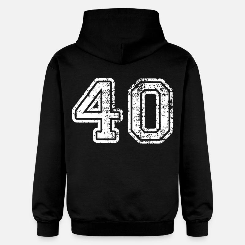 40 - Sweat à capuche Softstyle® Gildan Unisexe - noir