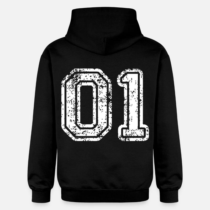 01 - Sweat à capuche Softstyle® Gildan Unisexe - noir