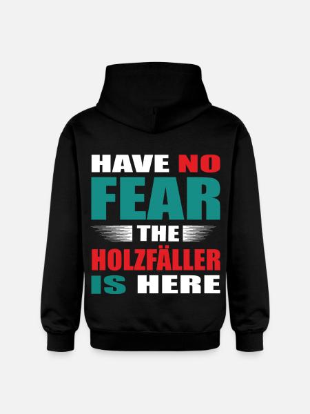 Have no Fear the Lumberjack is here Outfit - Gildan Unisex Softstyle® Midweight Hoodie - black
