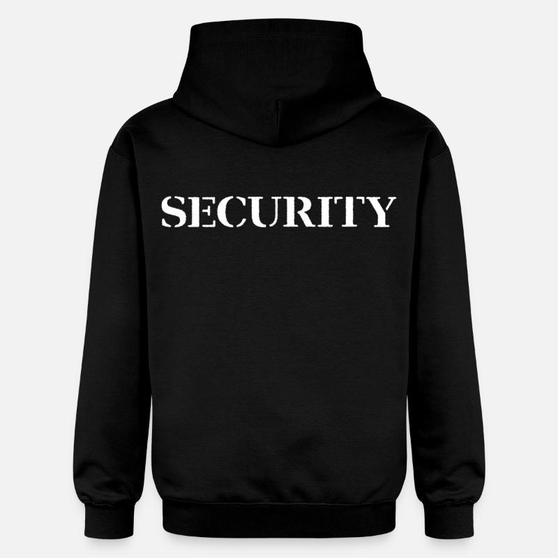Security - Sweat à capuche Softstyle® Gildan Unisexe - noir