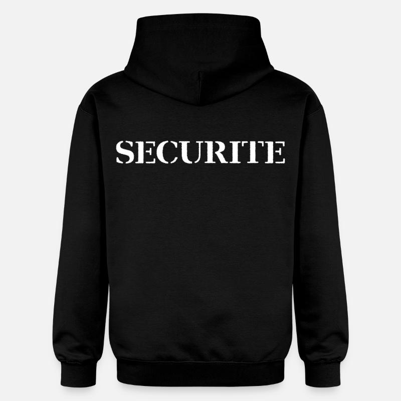 Securité - Sweat à capuche Softstyle® Gildan Unisexe - noir