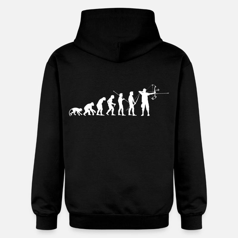 ArcLab CompoundArcherEvolution-White - Sweat à capuche Softstyle® Gildan Unisexe - noir