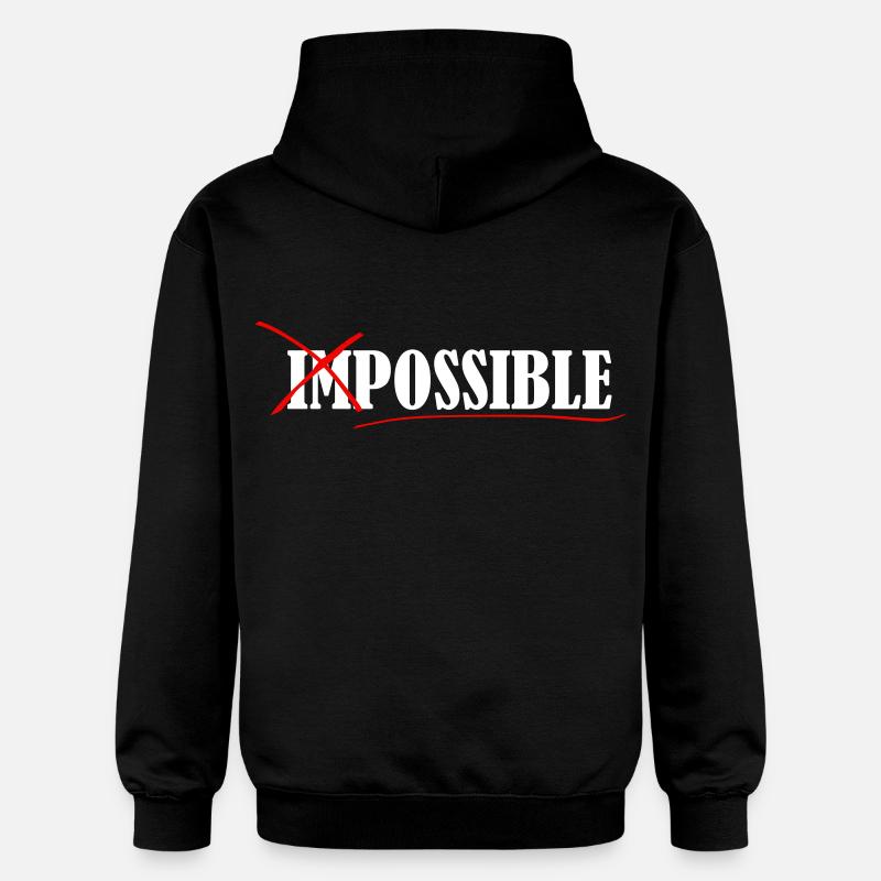 Impossible - Sweat à capuche Softstyle® Gildan Unisexe - noir