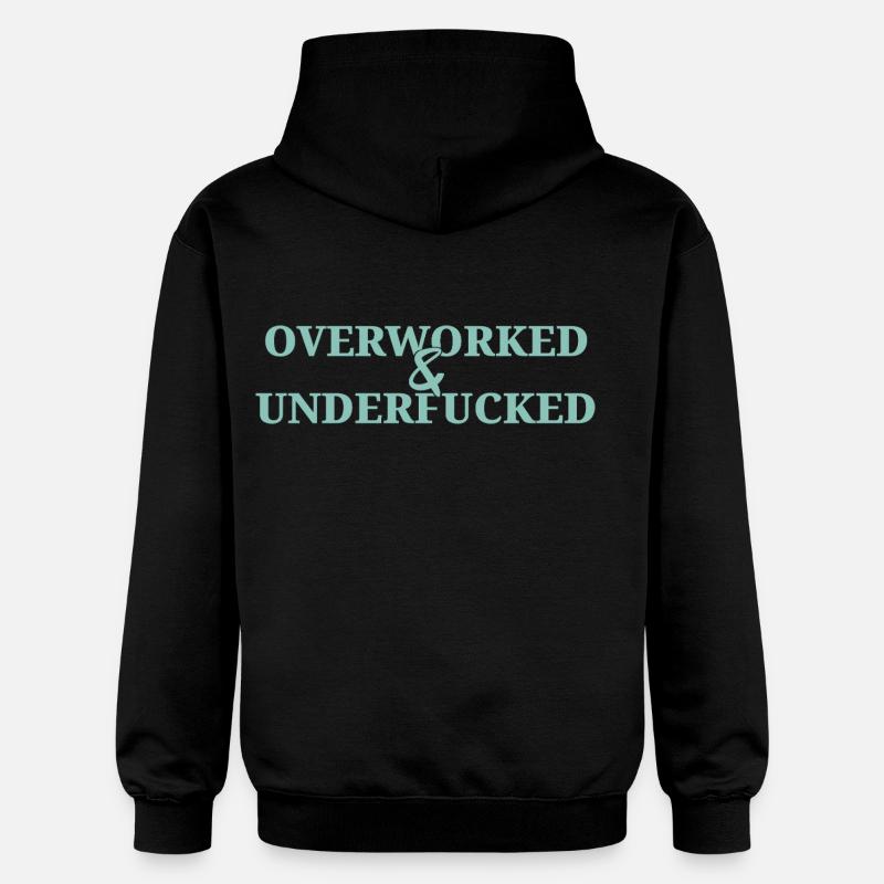 Surmené - Sweat à capuche Softstyle® Gildan Unisexe - noir