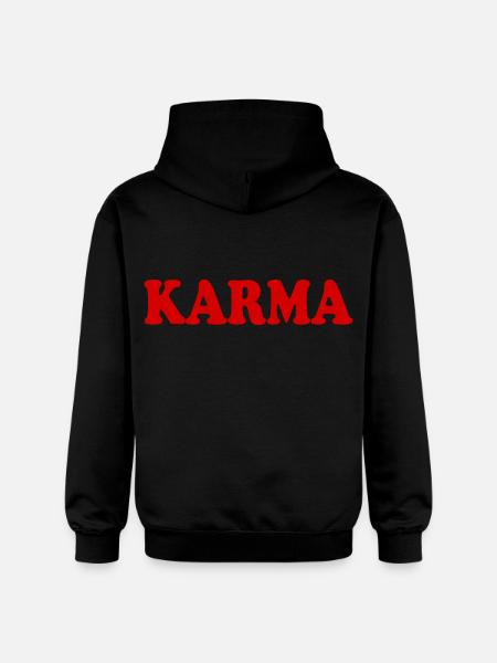 Karma - Gildan Unisex Softstyle® Midweight Hoodie - black