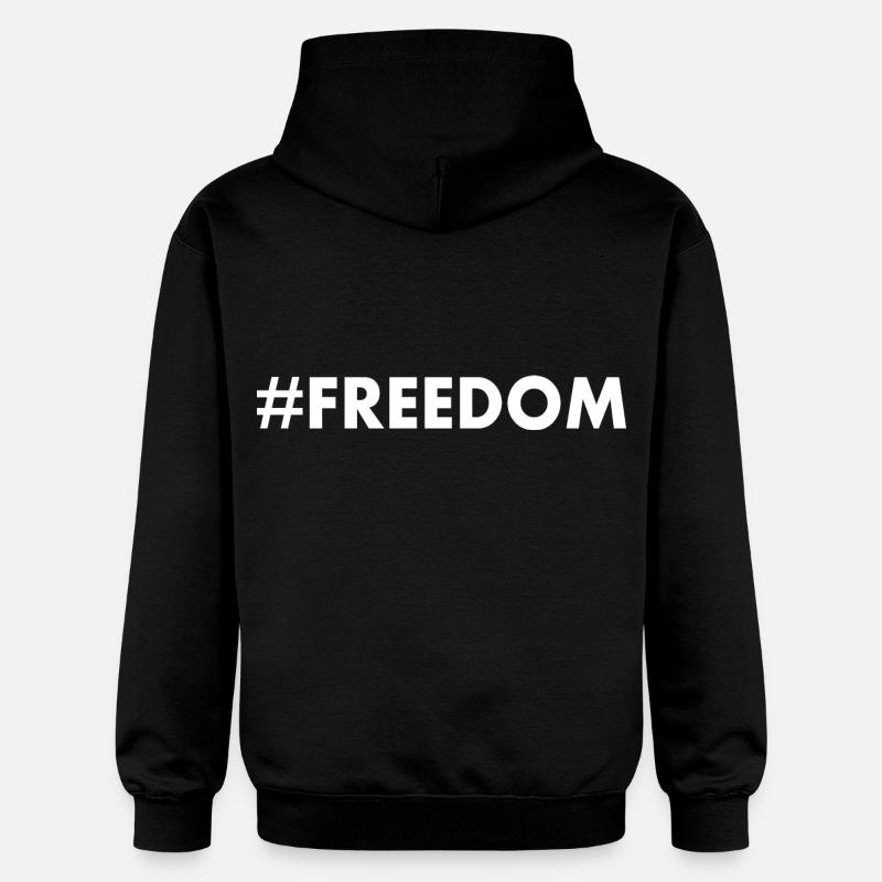 FREEDOM - Sweat à capuche Softstyle® Gildan Unisexe - noir