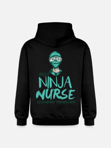 Best nurse funny - Gildan Unisex Softstyle® Midweight Hoodie - black