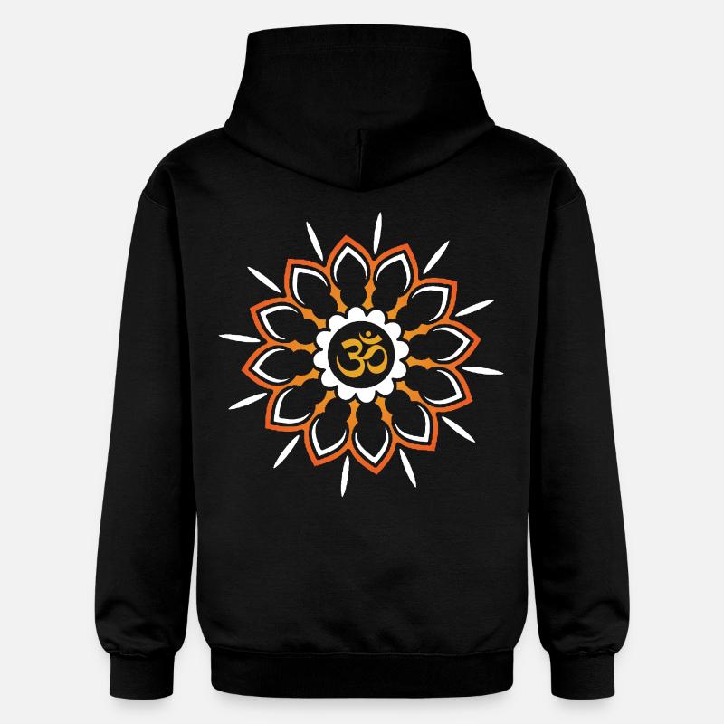 Om Zen - Sweat à capuche Softstyle® Gildan Unisexe - noir