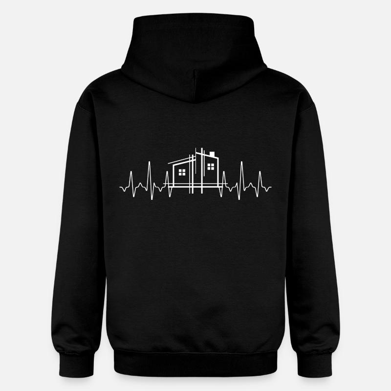 Architekt Geschenk - Gildan Unisex Softstyle® Midweight Hoodie - Schwarz