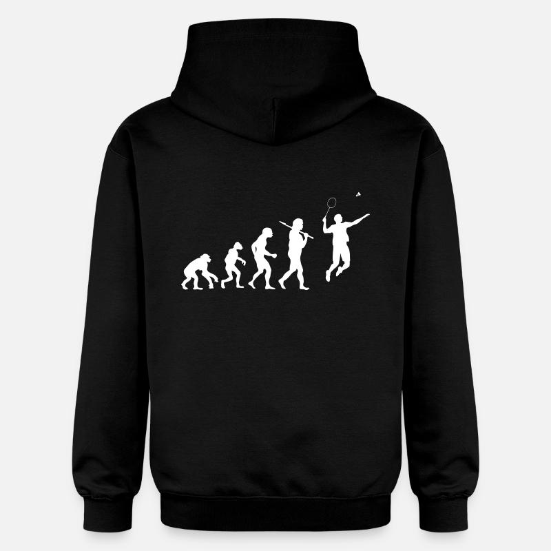 Evolution Badminton - Sweat à capuche Softstyle® Gildan Unisexe - noir