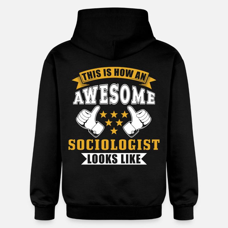 Don de sociologue - Sweat à capuche Softstyle® Gildan Unisexe - noir