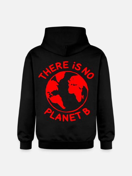 There is no planet B - Gildan Unisex Softstyle® Midweight Hoodie - black