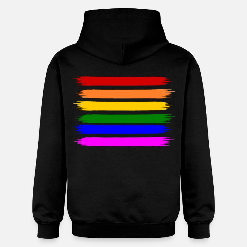 Lgbt - Sweat à capuche Softstyle® Gildan Unisexe - noir