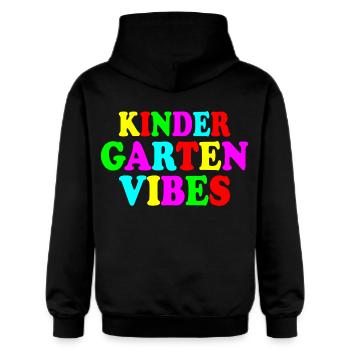 kindergarten vibes - Sweat à capuche Softstyle® Gildan Unisexe - noir - Dos - Nik (191cm)
