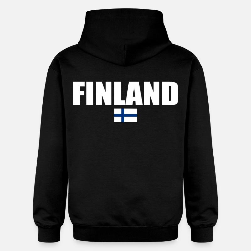 Finlande - Sweat à capuche Softstyle® Gildan Unisexe - noir