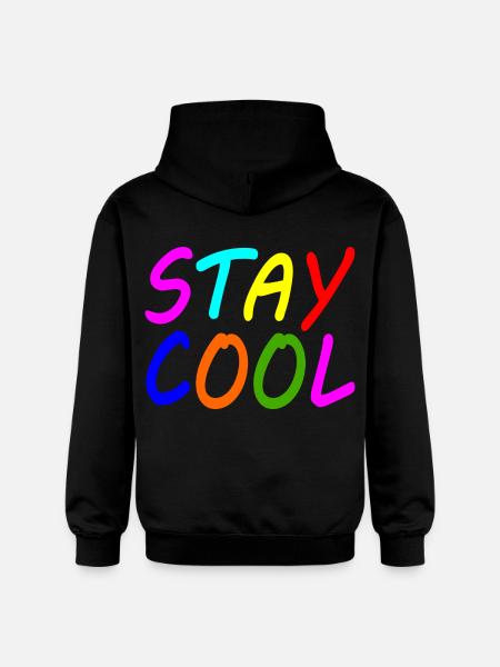 Stay cool - Gildan Unisex Softstyle® Midweight Hoodie - black