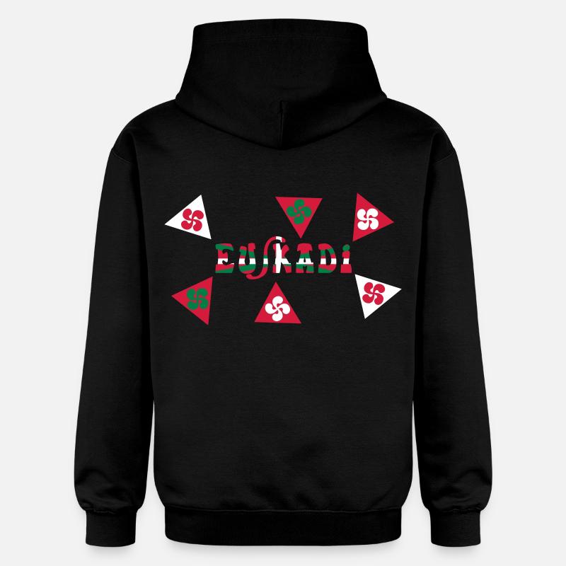 Euskadi Pays Basque - Sweat à capuche Softstyle® Gildan Unisexe - noir