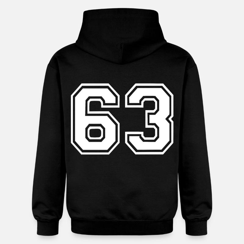 63 - Sweat à capuche Softstyle® Gildan Unisexe - noir