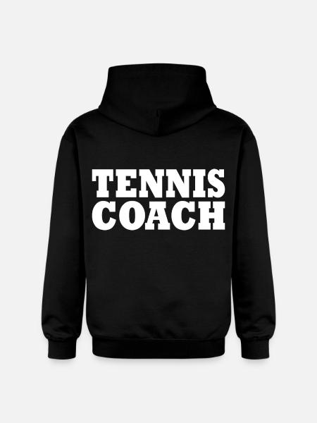 Tennis coach - Gildan Unisex Softstyle® Midweight Hoodie - black