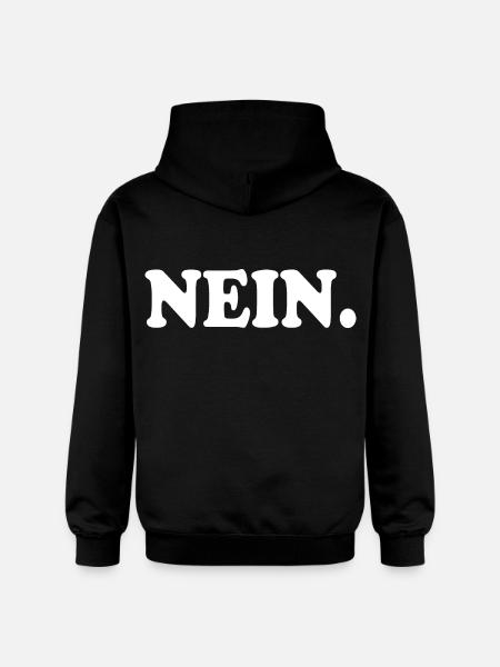 Nein - Gildan Unisex Softstyle® Midweight Hoodie - Schwarz