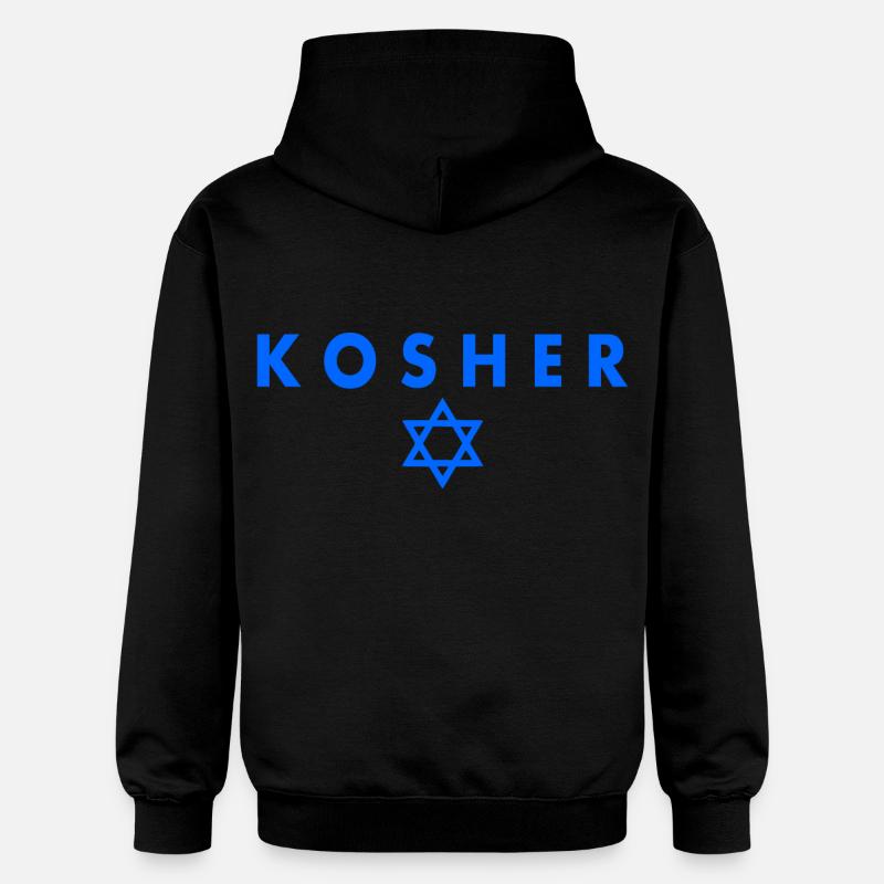 Kosher - Sweat à capuche Softstyle® Gildan Unisexe - noir