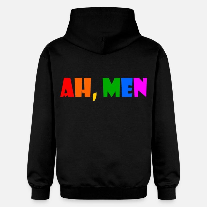Ah men - Sweat à capuche Softstyle® Gildan Unisexe - noir