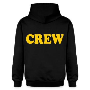 Crew - Sweat à capuche Softstyle® Gildan Unisexe - noir - Dos - Nik (191cm)