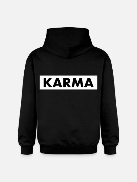 Karma - Sweat à capuche Softstyle® Gildan Unisexe - noir