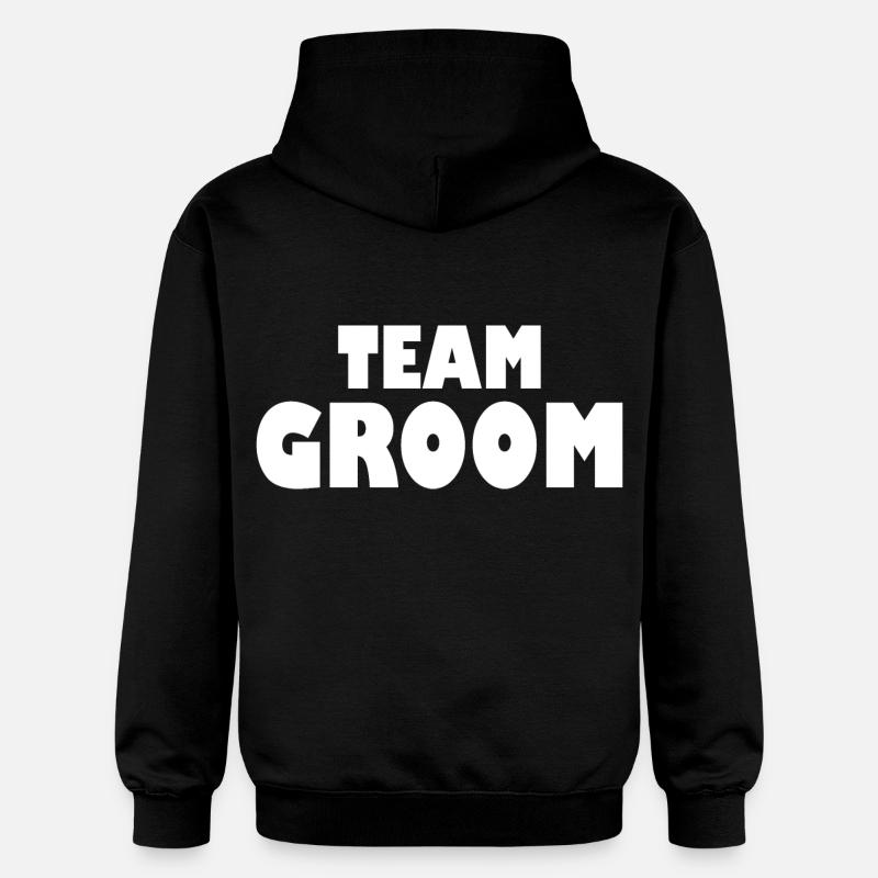 Team groom - Sweat à capuche Softstyle® Gildan Unisexe - noir
