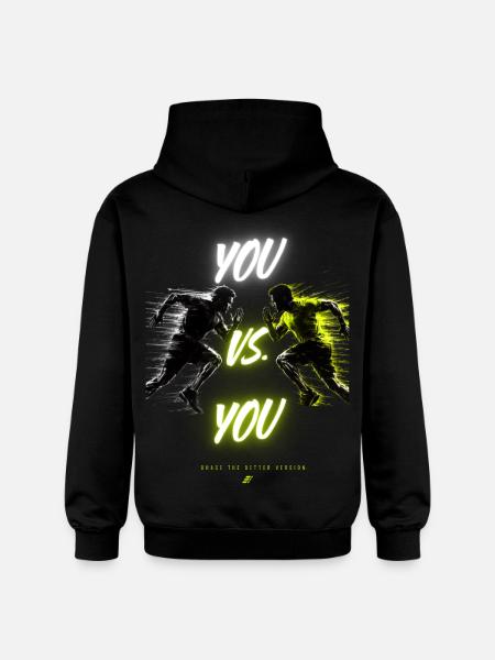 DuGegenDich Duell - Gildan Unisex Softstyle® Midweight Hoodie - black