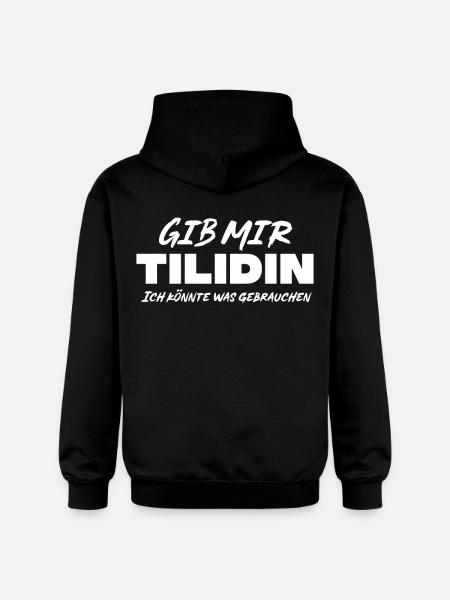 Tilidin Spruch - Gildan Unisex Softstyle® Midweight Hoodie - Schwarz