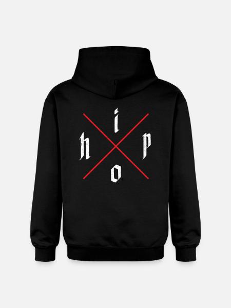 Hip Hop - Gildan Unisex Softstyle® Midweight Hoodie - black
