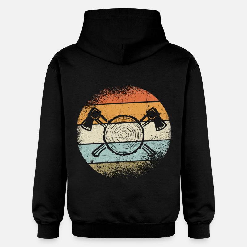 Bûcheron tenue - Sweat à capuche Softstyle® Gildan Unisexe - noir