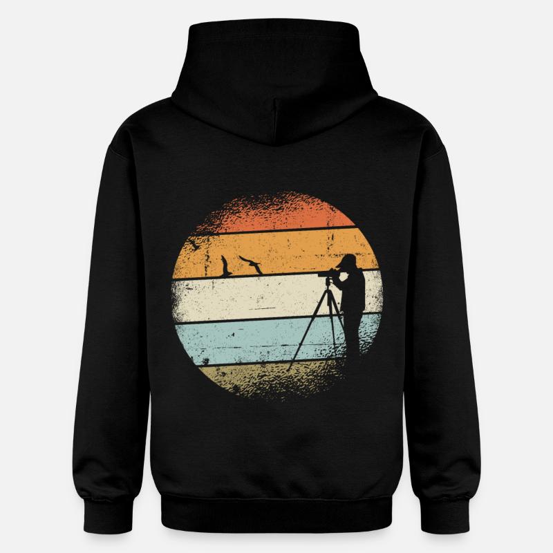 Cadeau ornithologue - Sweat à capuche Softstyle® Gildan Unisexe - noir