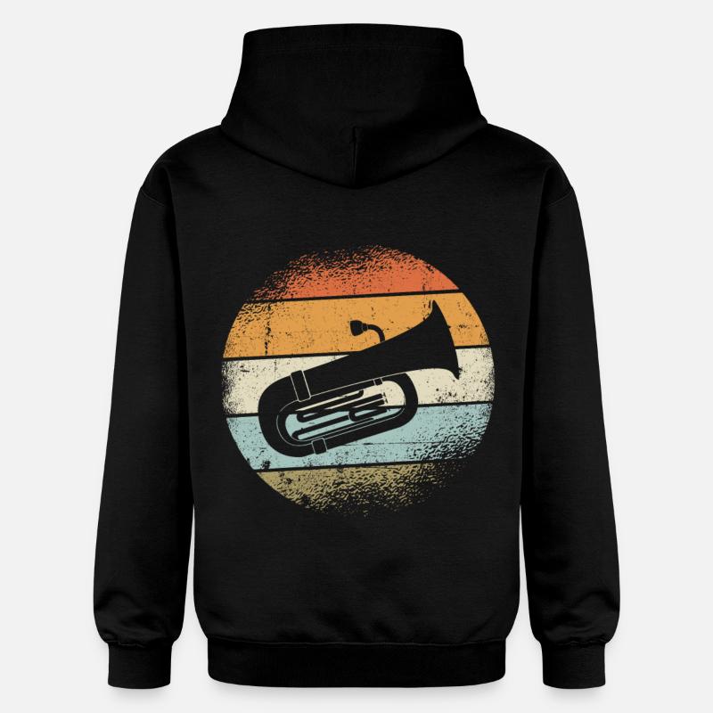 tuba - Sweat à capuche Softstyle® Gildan Unisexe - noir