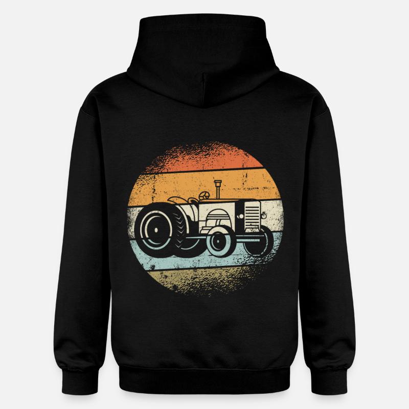 Traktor - Gildan Unisex Softstyle® Midweight Hoodie - Schwarz