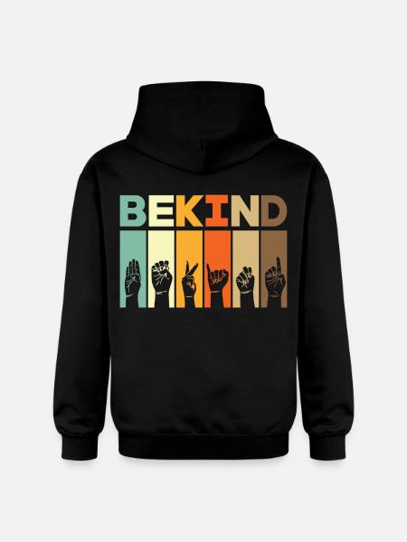 DEAF - Gildan Unisex Softstyle® Midweight Hoodie - black