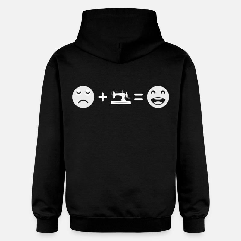 Coudre - Sweat à capuche Softstyle® Gildan Unisexe - noir